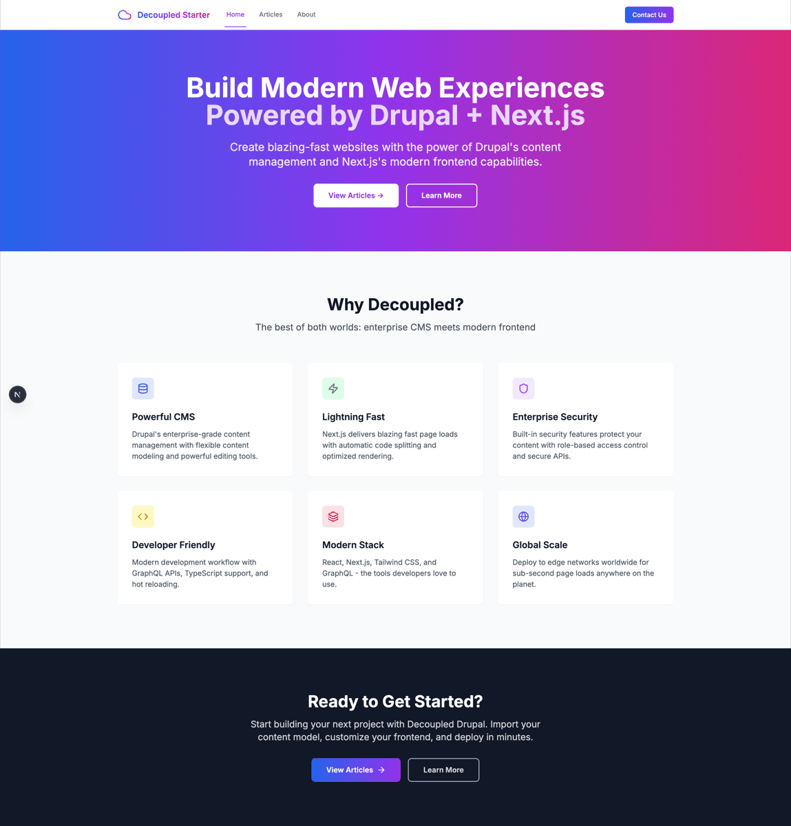Decoupled Starter screenshot