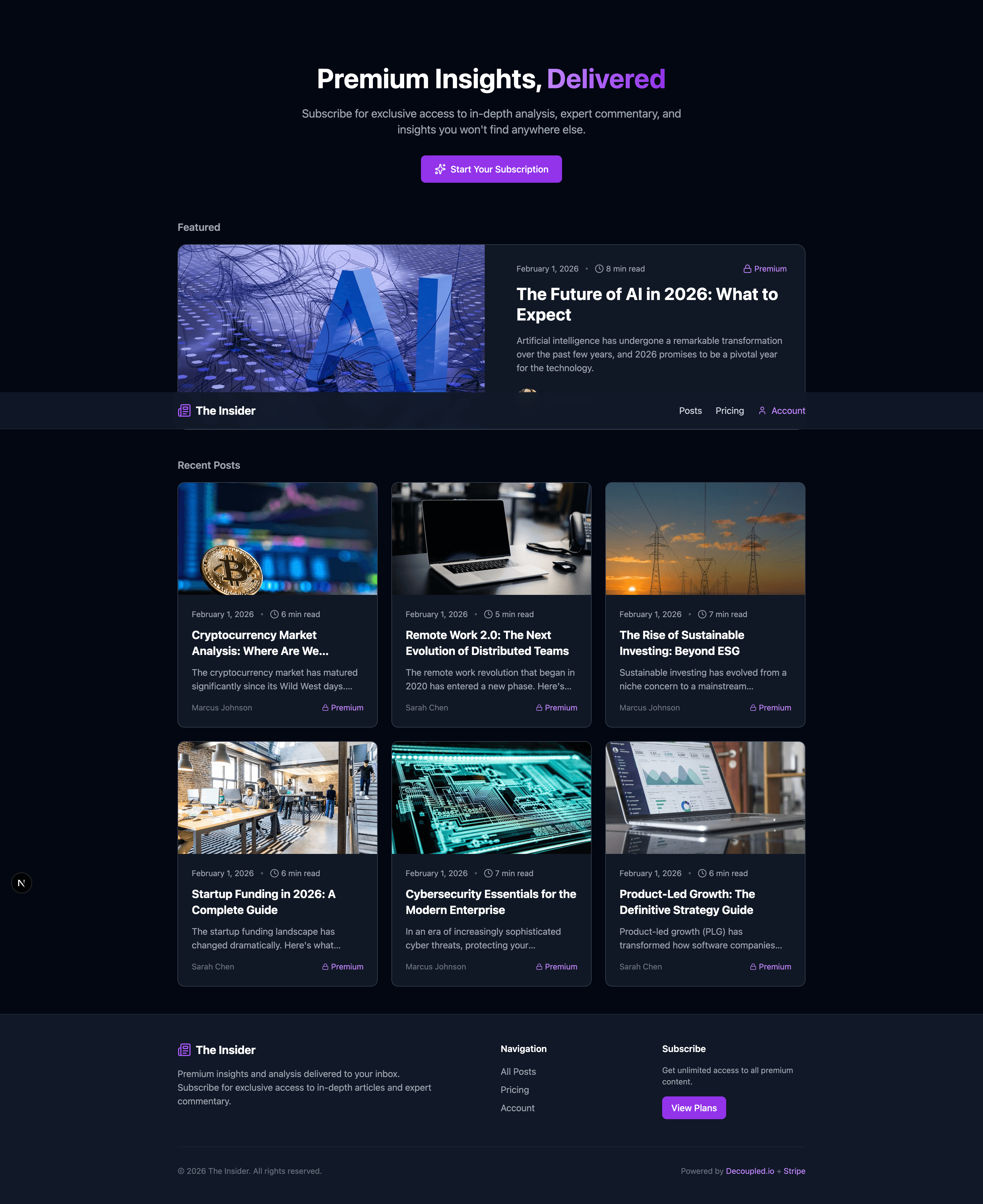 Decoupled Sub screenshot