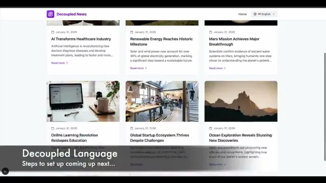 Decoupled Lang preview